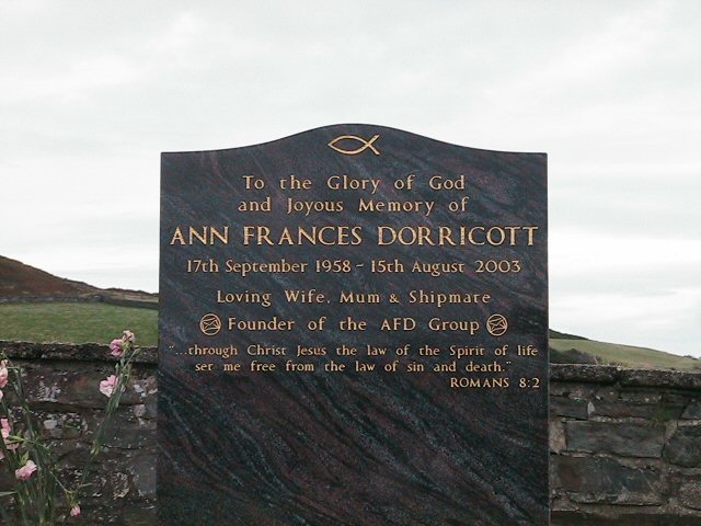 Ann's Memorial Stone