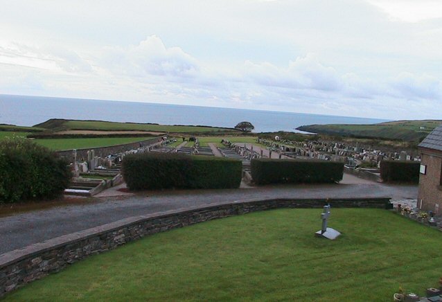 Maughold Cemetery - looking East
